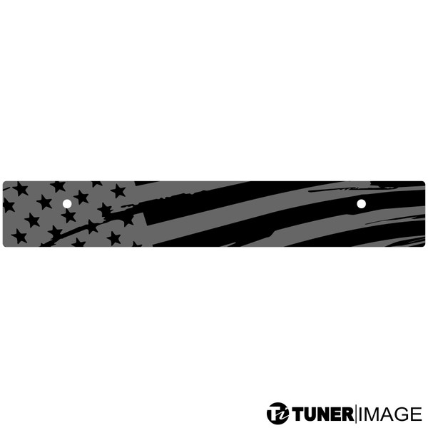 Tuner Image "DISTRESSED AMERICAN FLAG" Vanity License Plate Delete