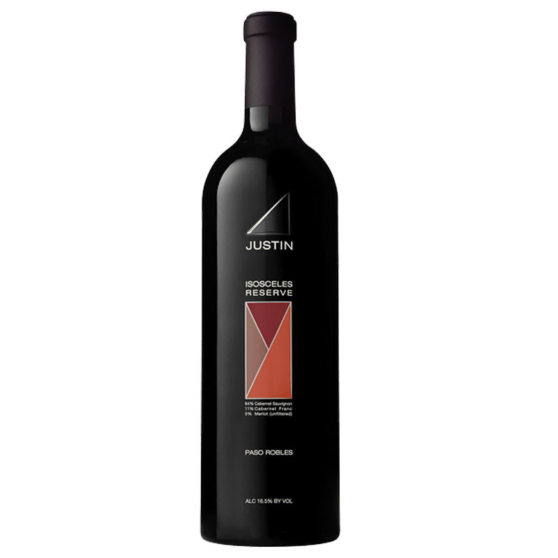 Justin Reserve Cabernet Justin Cabernet Sauvignon 2016 Justin Paso