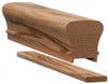 6010P Plowed Handrail - Hickory
