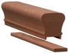 6010P Plowed Handrail - Mahogany