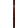 4042A Colonial Starting Newel Post, Brazilian Cherry