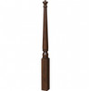 4010 Colonial Pin Top Starting Newel Post in Walnut