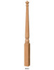 4011 Colonial Pin Top Start Newel Post Alder
