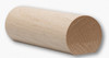 6040 1-5/8" x 1-3/48" Round Handrail with Flat Bottom, Hard Maple