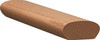 6042 Red Oak Oval Handrail - Red Oak