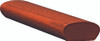 6042 Walnut Oval Handrail