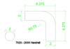 7023 CADD for 2" 2000 Handrail