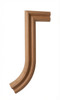 7499 2 Rise Gooseneck for the 6400 Handrail - Red Oak