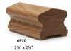 6910P Hickory Plowed Handrail