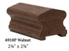 6910P Plowed Walnut Handrail