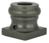 2GR900 Flat Shoe, 16mm for Round Balusters, Shown in Pewter