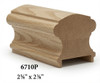 6710P Ash Plowed Handrail