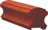 6710P Brazilian Cherry Plowed Handrail
