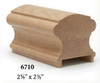 6710P Beech Plowed Handrail