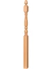 4604 Plain Country Landing Newel Post - Red Oak