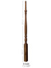 R-5438 38-inch Reeded Country Classic Baluster - Dimensional Information