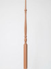 R-5438 38-inch Reeded Country Classic Baluster - Red Oak