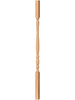 F-2200 42" Fluted Utah Classic Baluster  (Plain Version Illustrated)