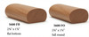 5600 Full Oval Handrai, or Oval with Flat Bottom - American Cherry