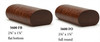 5600 Full Oval Handrai, or Oval with Flat Bottom - Brazilian Cherry (Jatoba)