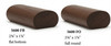5600 Full Oval Handrai, or Oval with Flat Bottom - Walnut