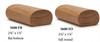 5600B Bending Red Oak Oval Handrail (Bending Rail Image Unavailable)