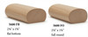 5600B Bending Oval Handrail - Bending Rail Image Unavailable - Beech