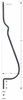 1750 Belly Baluster Iron Baluster