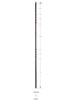 3102-44 44" Tubular Steel Double Twist Baluster 