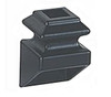 19mm Angle Shoe Satin Black