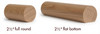 2250 White Oak 2-1/4" Full Round or Round with Flat Bottom Handrail