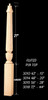 C-3015F Fluted 56" Universal Pin Top Newel Post