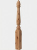  R-4811 48" Reeded Pin Top Ohio Starting Newel Post - Knotty Alder