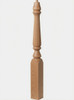  R-4811 48" Reeded Pin Top Ohio Starting Newel Post - Alder