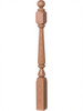 4840 48" Ball Top Ohio Starting Newel Post - Alder