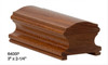 6400P Mahogany Plowed Handrail