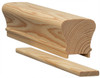 6010P Plowed Handrail - Yellow Pine