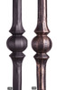 Available Powder Coatings:  Satin Black and Oil Rubbed Bronze
