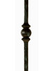 2991-LT Lite Mediterranean Double Forged Ball Tubular Steel Baluster zoom view