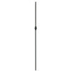 TR22 12mm Round Tubular Steel Single Ball Tubular Steel Baluster Shown in Satin Black