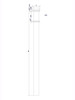 SP-4075S Solid Poplar Plain Box Newel Post CADD Image