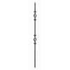 9041HF Double Diamond with Hammered Face Baluster