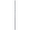 SP-9002TB Satin Black Double Twist Tubular Steel Baluster
