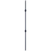 SP-9007TB Satin Black Double Knuckle Tubular Steel Baluster 