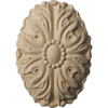 Ashford Oval Rosette, 1-7/8" Wide (ROS02X04AS)