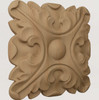 Acanthus Rosette, 5" Angled View