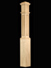 C-4091-RP Raised Panel Traditional Box Newel