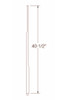 A-5340 1-3/4" x 41" Colonial Long Tapered Baluster Dimensional Information