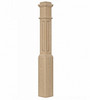 ARP-4091 Actual Raised Panel Box Newel Post, White Oak