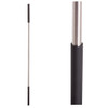 Satin Black Base on Stainless Steel Baluster (16.4.1SS) Two Sleeves